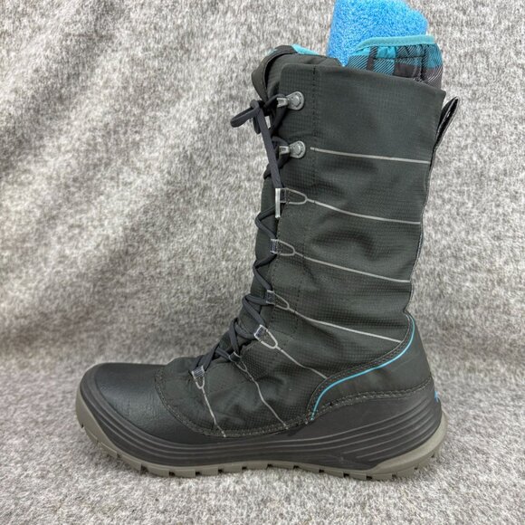 ✅Womens 10 Teva Jordanelle Black Winter Boots Waterproof Thinsulate Insulation - Picture 11 of 13